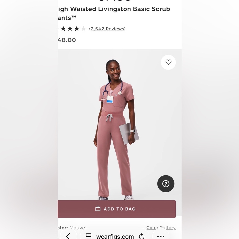 FIGS Livingston scrub pants